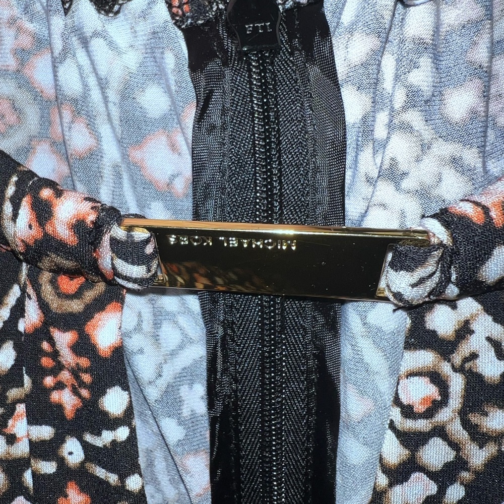 Michael Michael Kors Multi Print Halter Neck Shea… - image 4